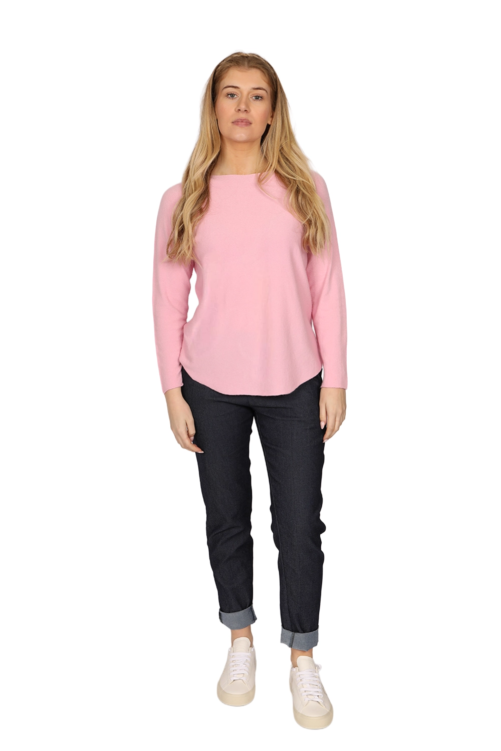 PENNY Cloud Light womens Jumper in pink front - made in Italy